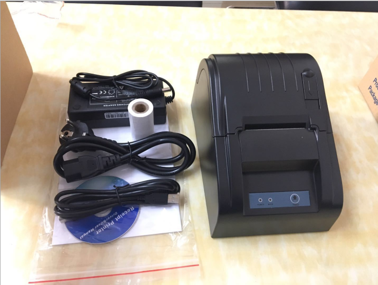 Thermal printer POS-5890T supermarket cash register printer usb small ticket printer