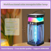 Solar Outdoor wasserdicht UV lila Licht Elektroschock Moskito Killer Lampe