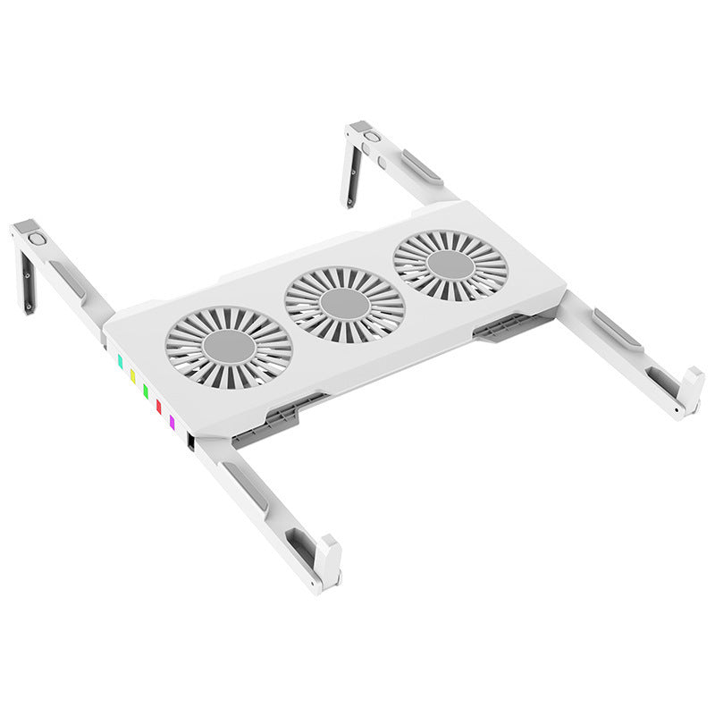 Portable Storage Three-core Fan Cooling Base