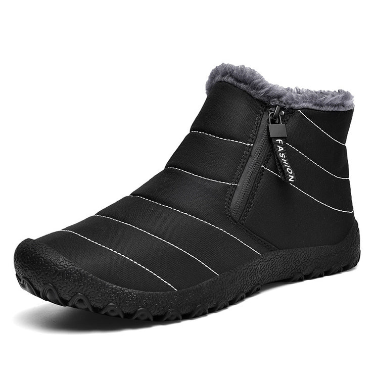 Herrenschuhe Fleecegefütterte, verdickte, rutschfeste Nordost-Schneestiefel