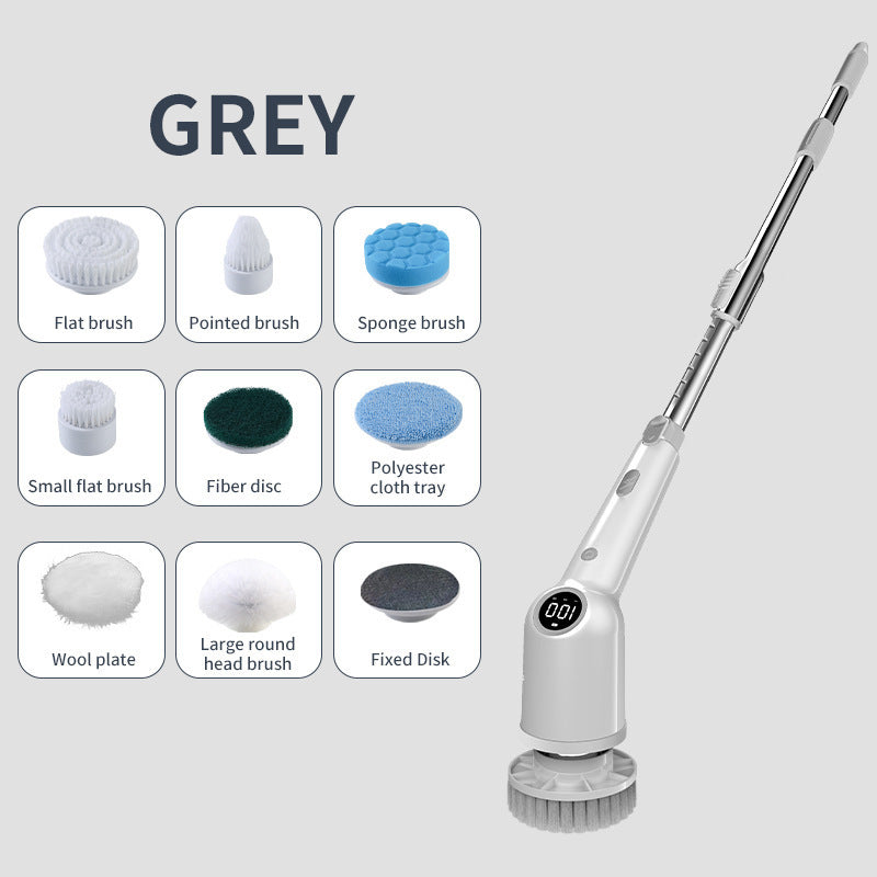 Elektrische Reinigungsbürste mit drahtloser LCD-Digital Anzeige