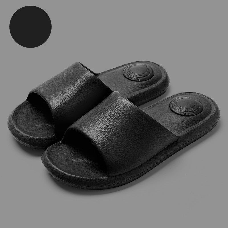 New Solid Color Slipper Summer Fashion Anti-Slip Non-slip Floor Bathroom Slippers For Women Men Casual Couple House Shoes