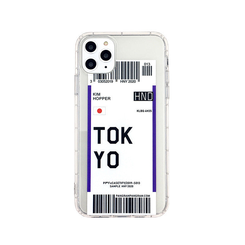 Compatible with Apple, transparent soft TPU phone case