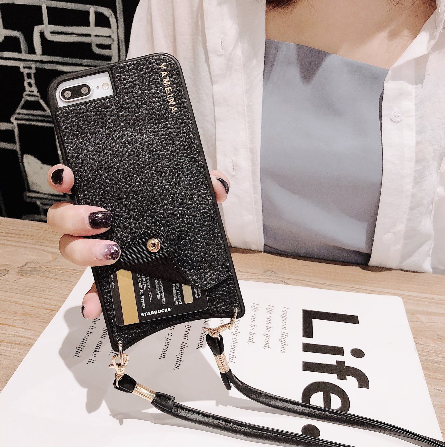 Strap cell phone case