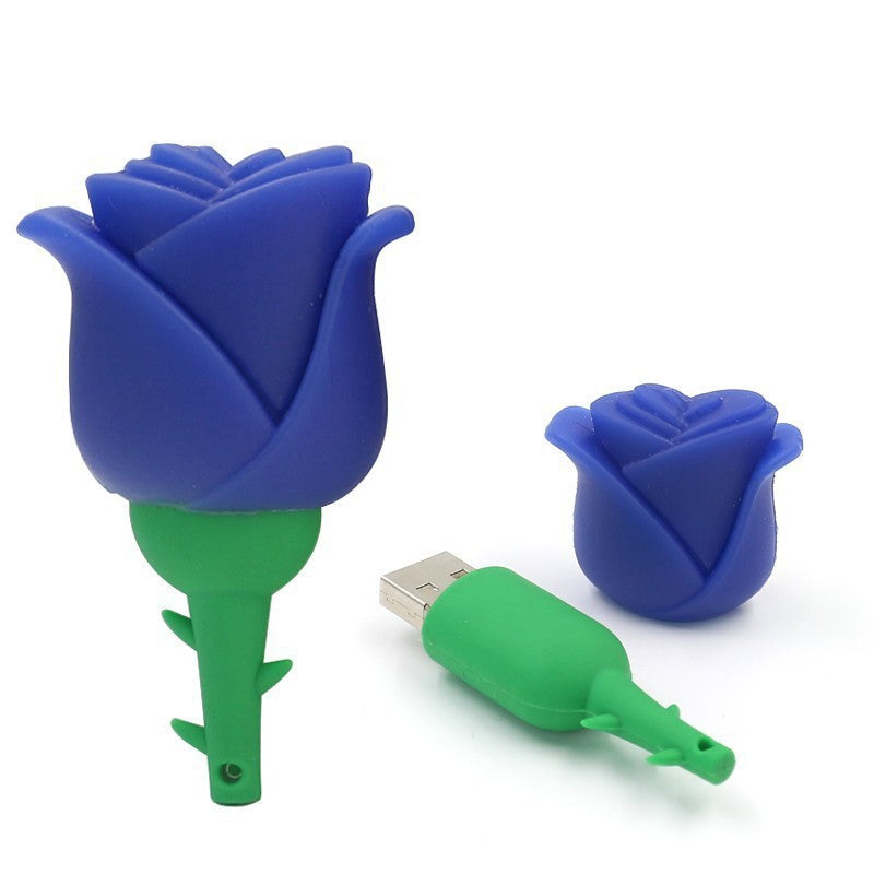 Cartoon Anime Rose Shape USB Flash Memory