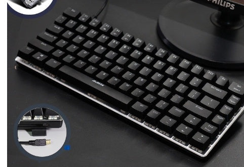 Heijue AK33 Gaming Computer Notebook Mechanische Tastatur