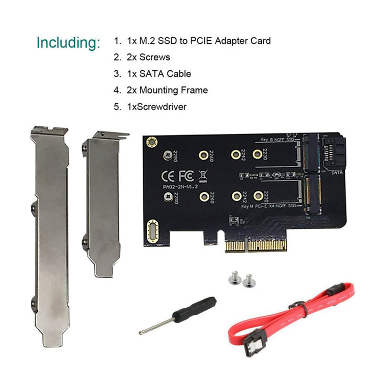 M.2 SSD Adapterkarte Erweiterungskarte