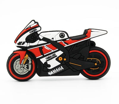 Cartoon USB Speicher Motorrad