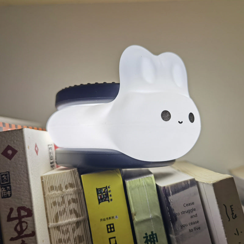 Little Rabbit New Product Charging And Plugging Creative Mini Silicone Clap Lamp