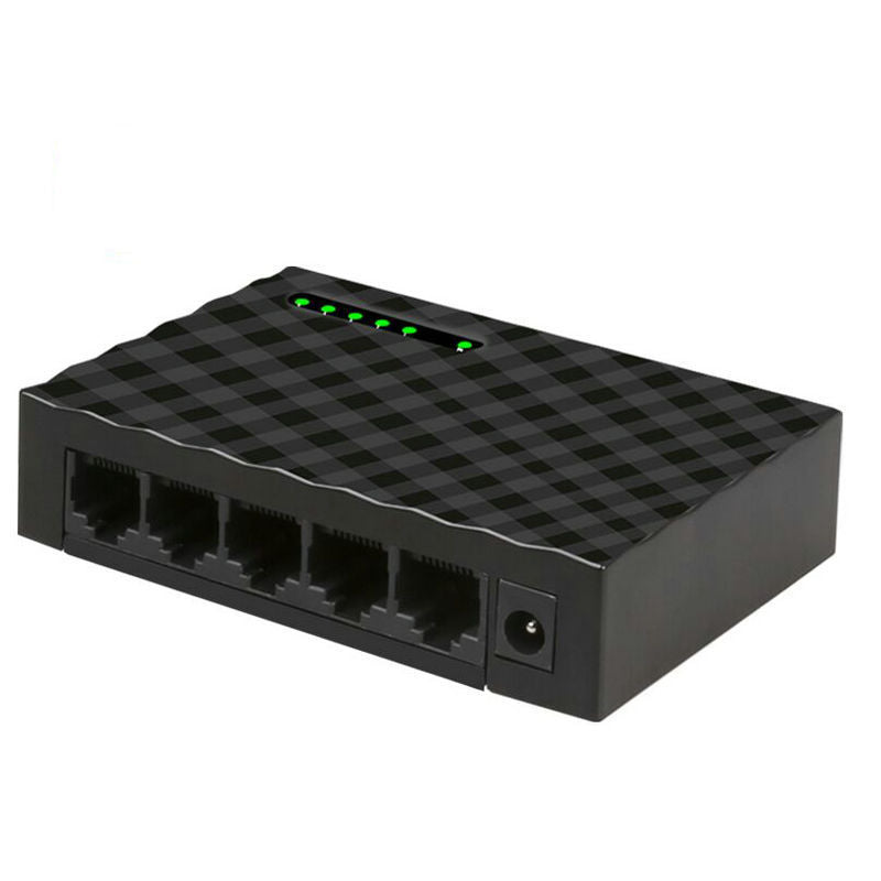 Gigabit Home Switching Ethernet Network Hub with 5 Ports Distributor