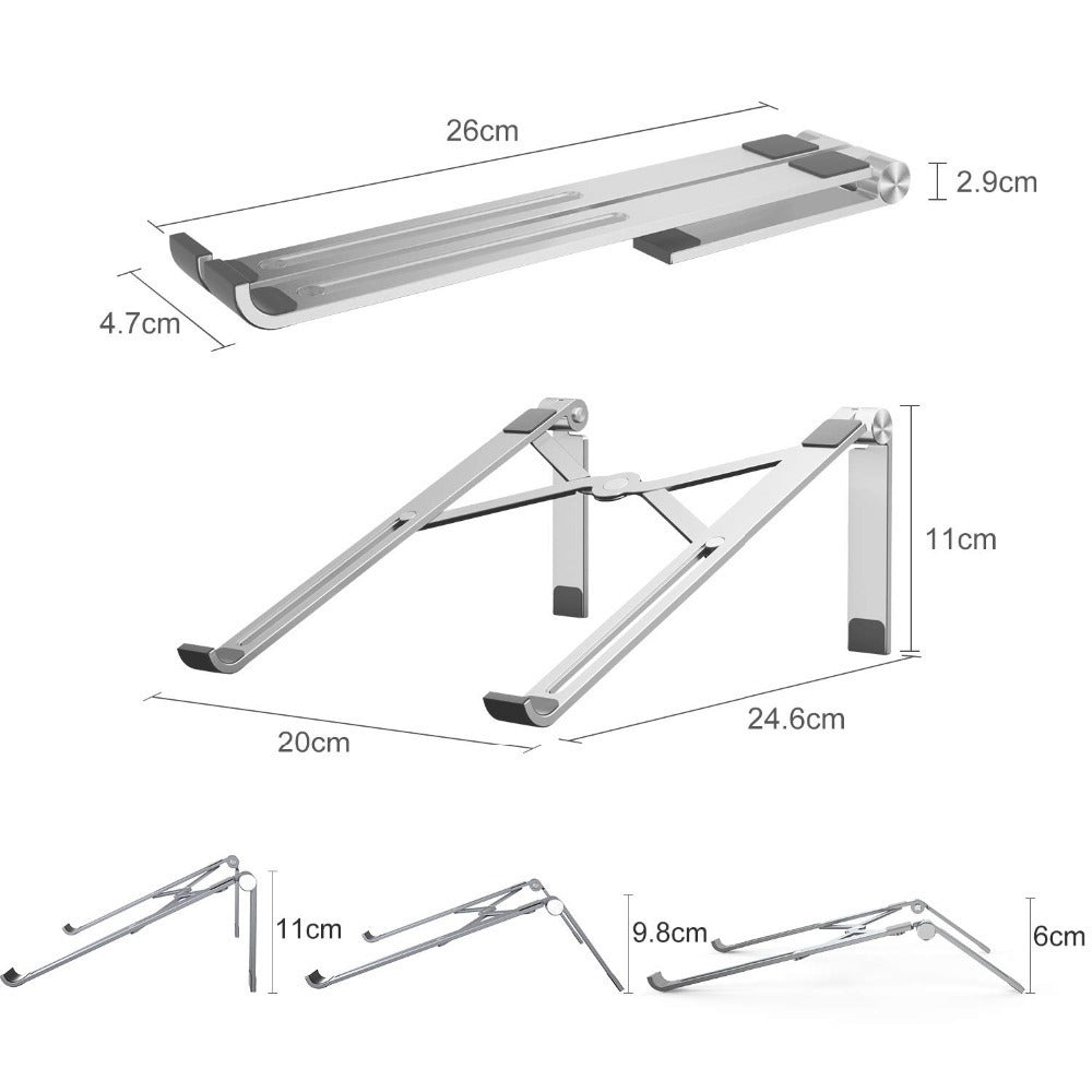 Aluminum notebook stand