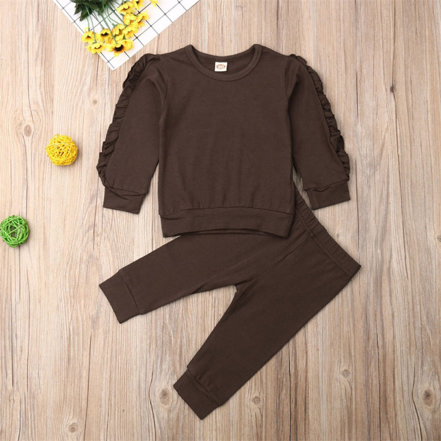 Newborn Baby Boys Girls 2Pcs Outfits Clothes Set Autumn Clothes