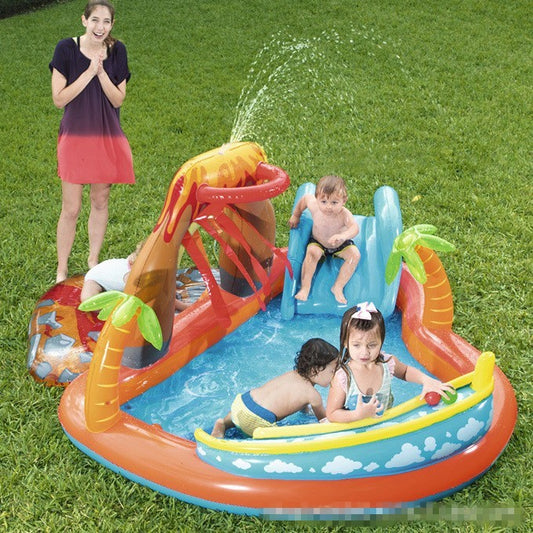 Kids Inflatable Volcano Play Pool