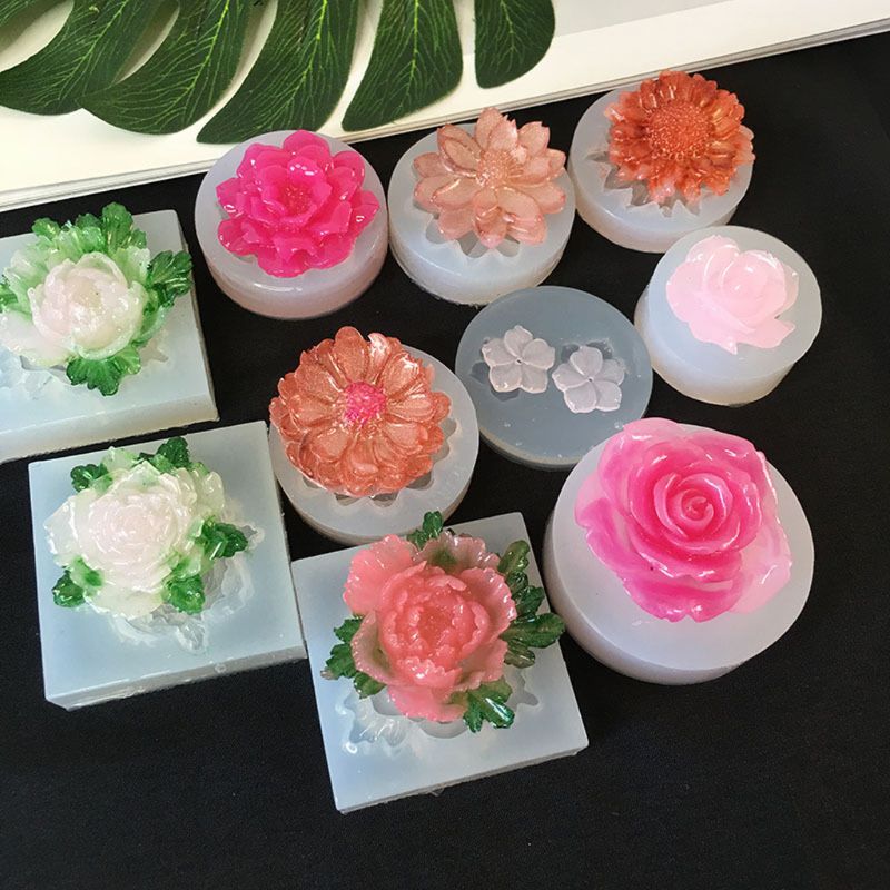 flower modeling resin 3D silicone mold