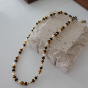 Natural Stone Pearl Necklace French Style