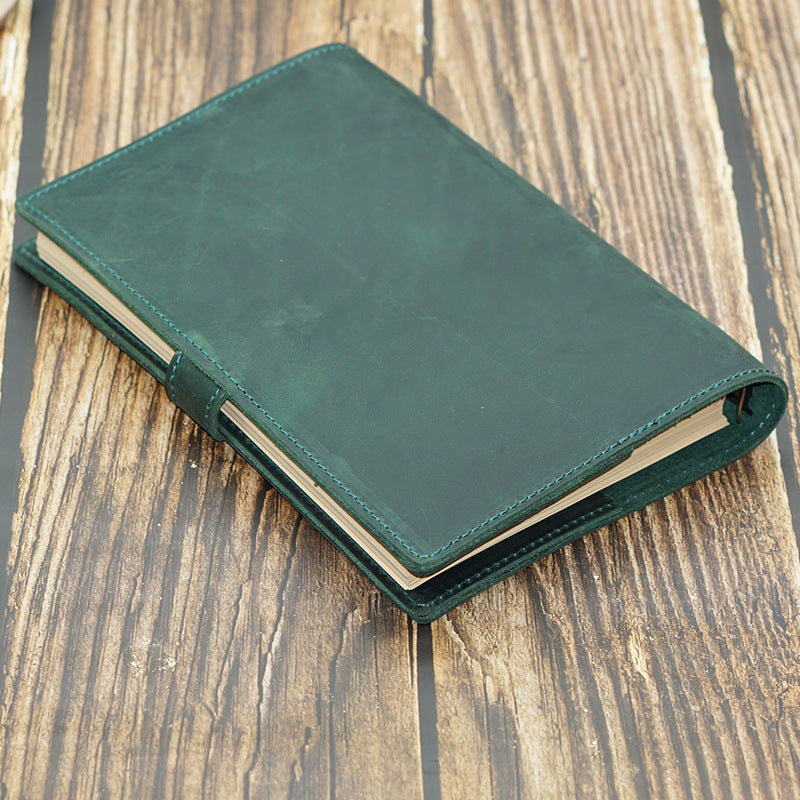 A5 Binder Handmade Cowhide Leather Diary