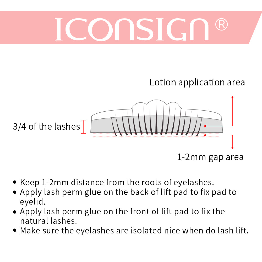 ICONSIGN Lash Lift Kit Wimpernlifting Wimperndauerwelle Kit