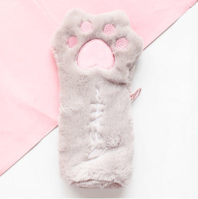 Cute Plush Cat Paw Bag