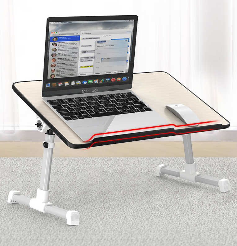 Adjustable Laptop Desk Stand Foldable Notebook Laptop Bed Table Can be Lifted Standing 