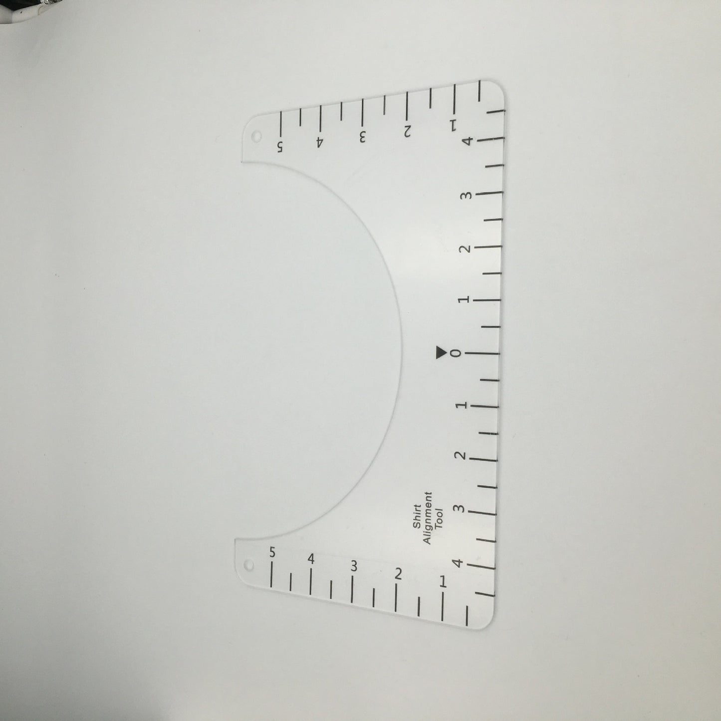 Carved Acrylic Sewing Patch Ruler T-shirt