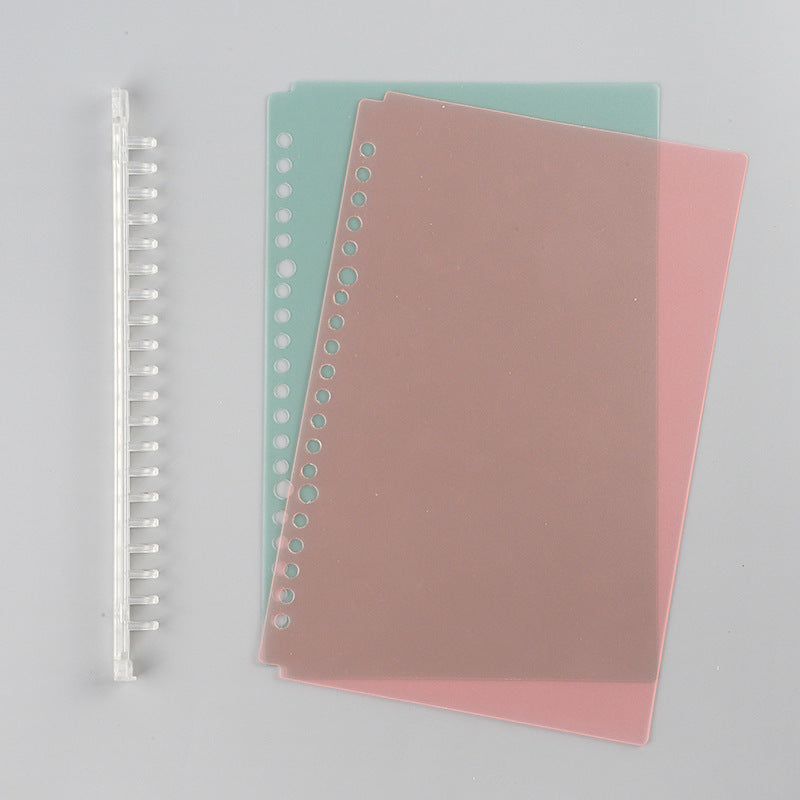 Plastic Flipbook Accessories Frosted Cover Clip