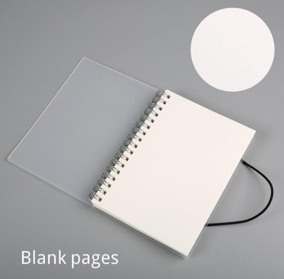 Plastic Cover Bound Spiral Notebook