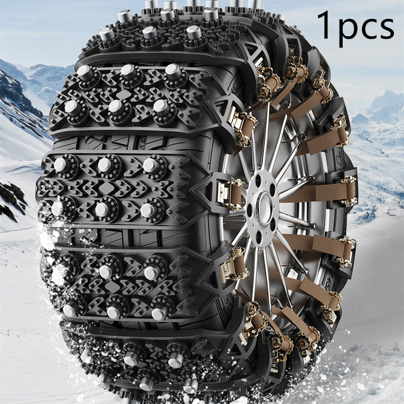 Auto Reifen Notfall Typ Universal Gummi Schnee Rutsch Kette mit Spikes