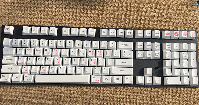 Japanese Russian Korean heat sublimation keycap