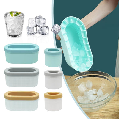 Silikon-Eiswürfelform, Eiskübel, Sommer, selbstgemacht, DIY, Kühlschrank, Einfrieren, Eismaschine, kreative Eiswürfelform, Barware-Werkzeuge