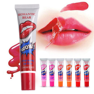 Erstaunlicher flüssiger Lippenstift zum Abziehen in 6 Farben, wasserfest, lang anhaltender Lipgloss, Maske, Feuchtigkeitscreme