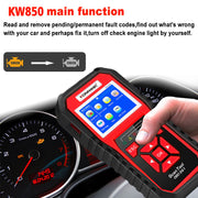 KW850 OBD2 CAN BUS Code Leser Auto Motor Fehler