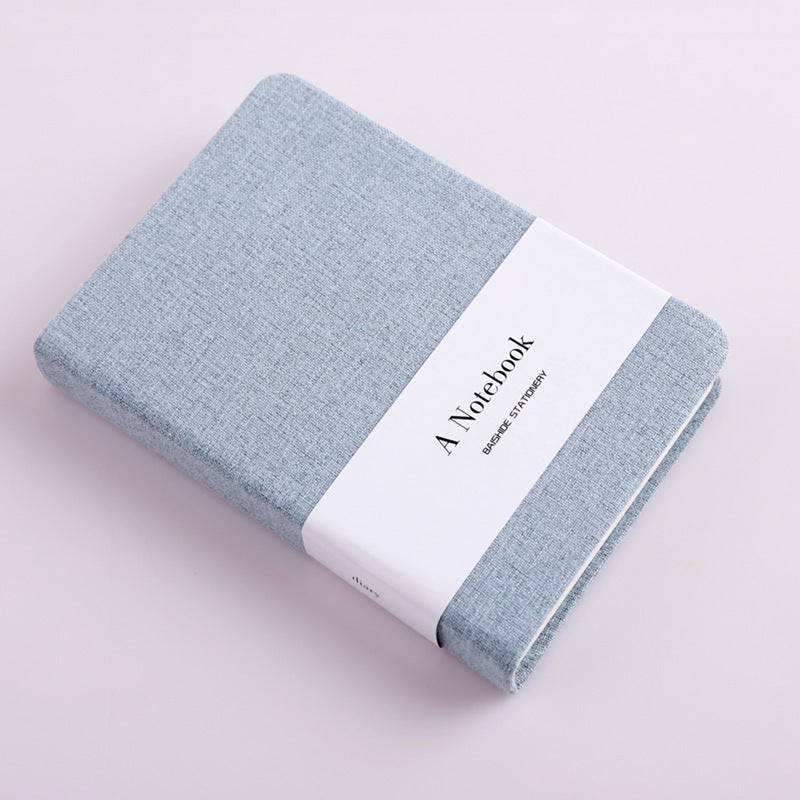 Japanese and Korean small super thick fabric notebook