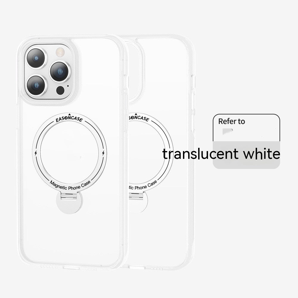 Rotierende unsichtbare magnetische Halterung Anwendbarer Pivot Frosted Phone Case