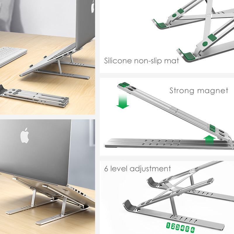 Laptop stand cooling portable adjustable stand