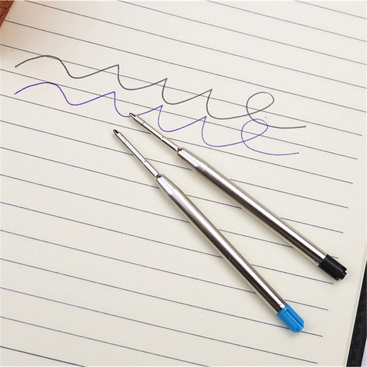 Pocket Signature Pen Free Tragbarer Tintenroller aus Metall in Schwarz