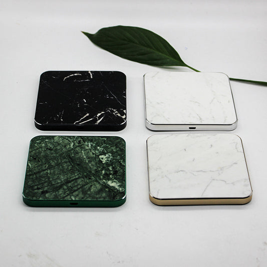 Real marble wireless charger