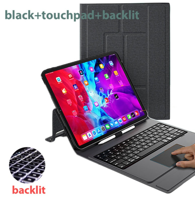 Bluetooth keyboard protector integrated touch panel tablet