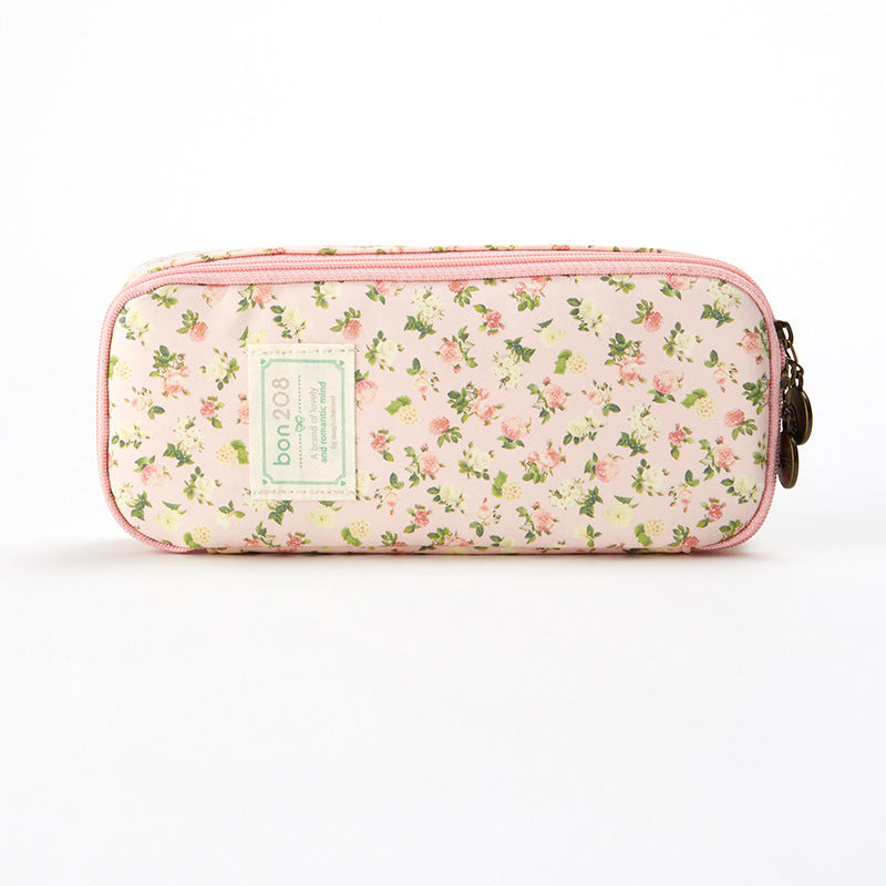 Multifunctional storage bag with pastoral floral pattern