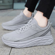 Modische, rutschfeste Schuhe mit dicker Sohle, lässige Slip-on-Schuhe für Herren, atmungsaktive Schnürschuhe, Laufsport-Sneakers