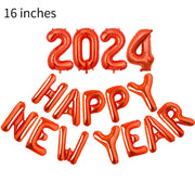 Frohes Neues Jahr Aluminium Ballon 16-Zoll Happy NewYear