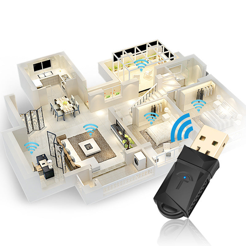 Tragbare Netzwerkkarte mit 300 Mbit/s Wireless-USB-WLAN-Adapter