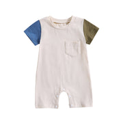 Sommer Baby Overall Dreidimensionale Farbabstimmung