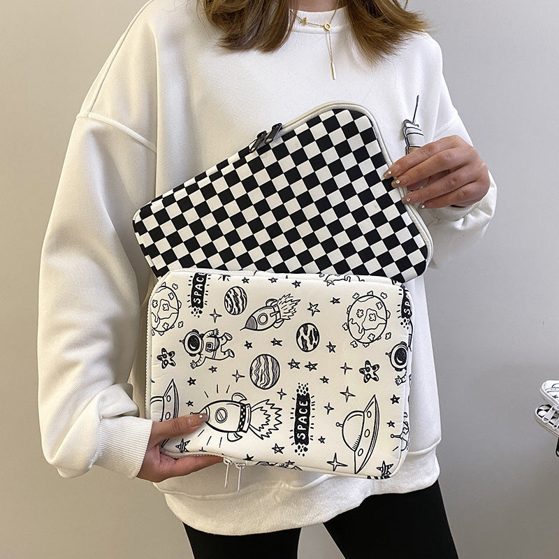 chessboard handbag notebook