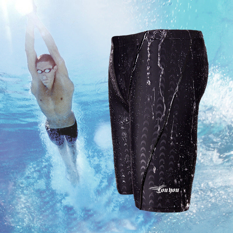 Shark Skin Five Points Men's Swim Trunks