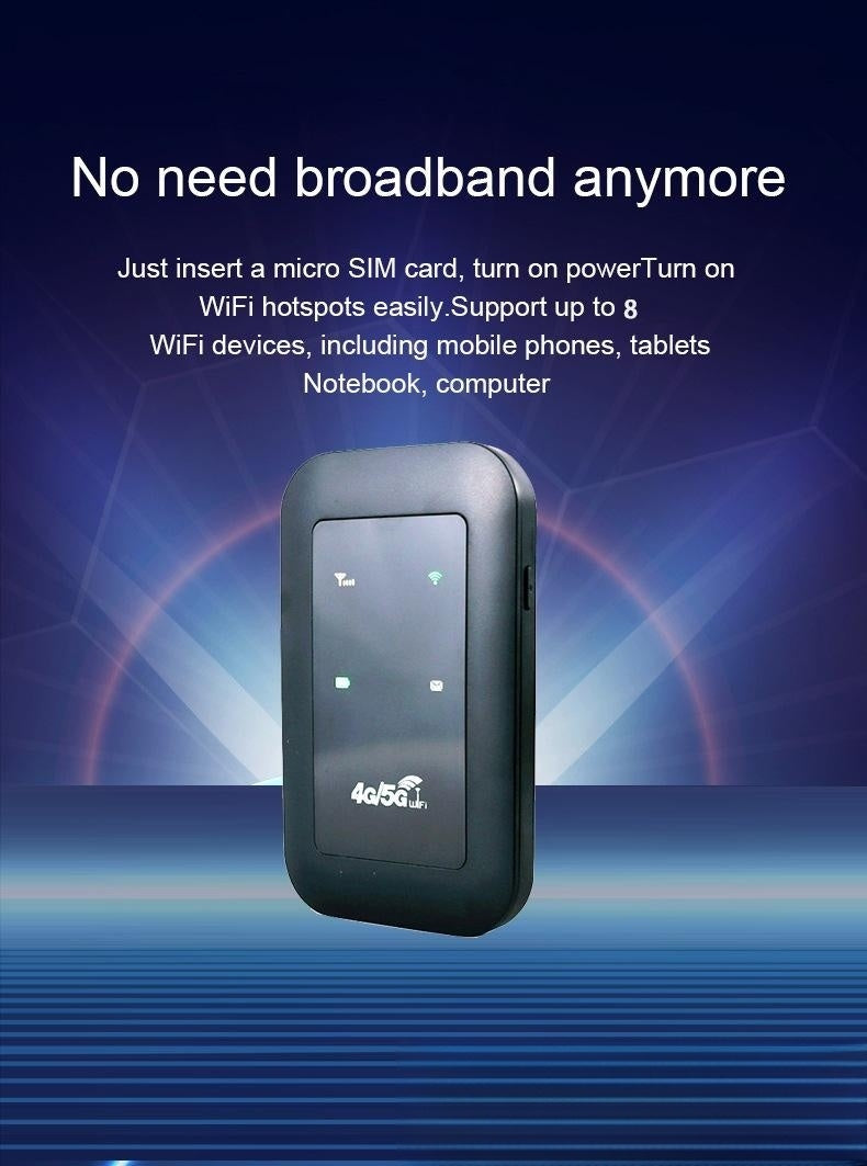 Portable 4G Wireless Card H808 portable mobile Wifi150M Network card Route All-Netcom Router