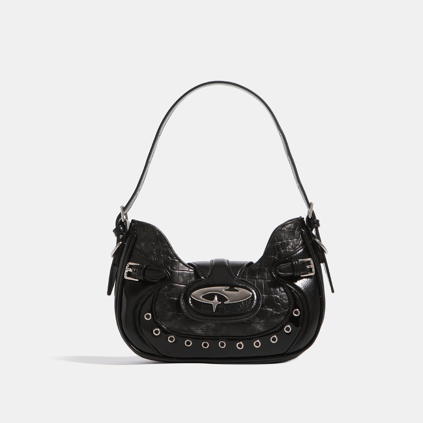 Motorcycle bag underarm shoulder bag for women