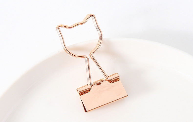 Kreative Beschichtung Gold Kleiner Clip