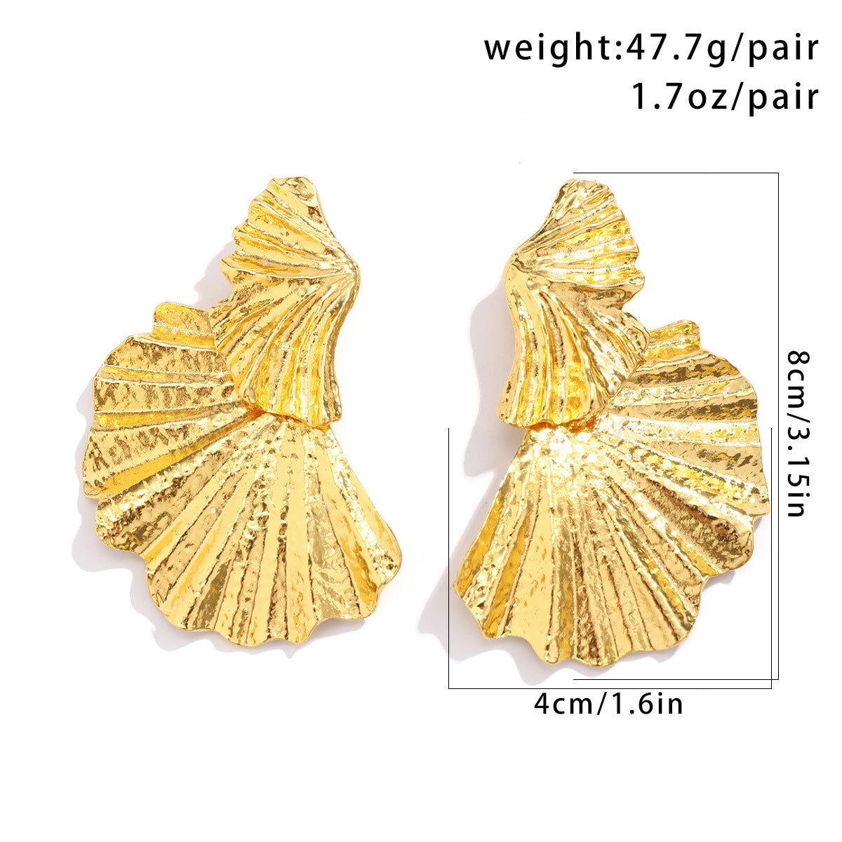 Women's Fashionable Simple Leaf-shaped Earring