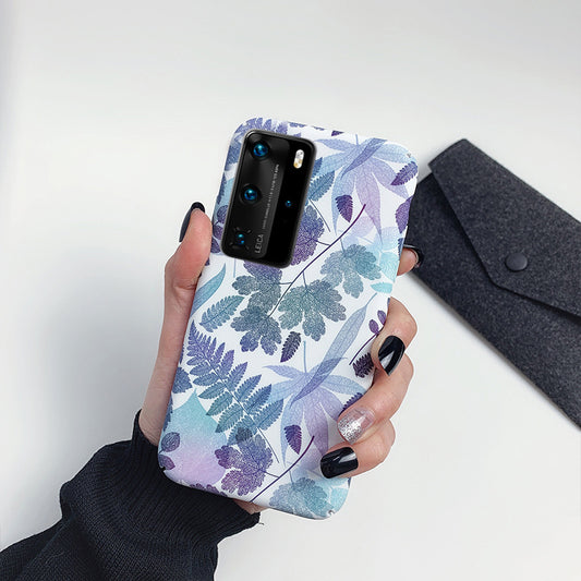 Simple leaf phone case