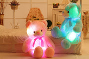 Kreatives Leuchten LED Teddybär Kuscheltiere Buntes leuchtendes für Kinder Kissen